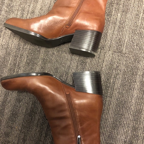 Sam Edelman Joey Booties 36/6 Burnt Umber - Picture 5 of 7